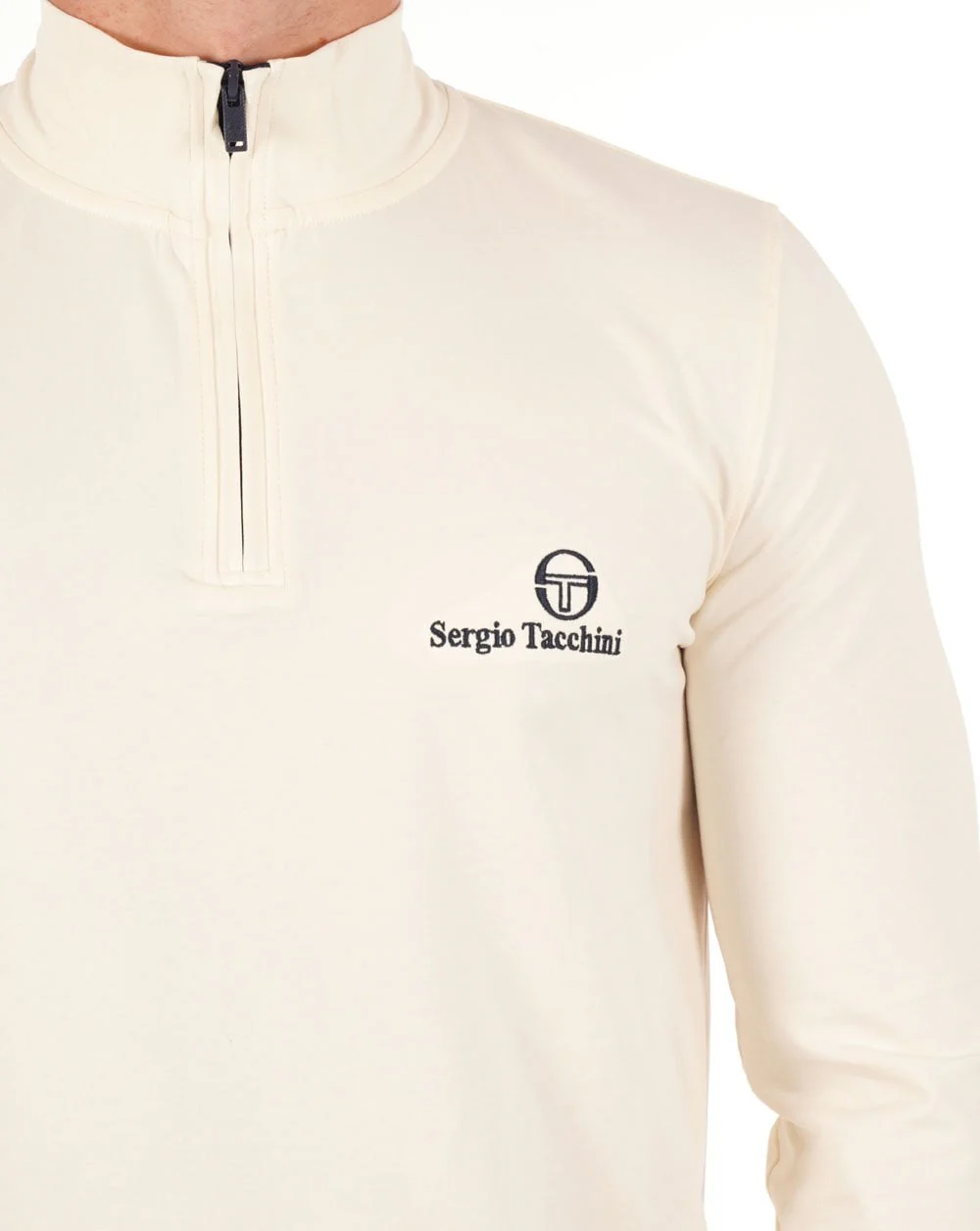 Sergio Tacchini 1/4 Zip Top Gardenia - Image 3