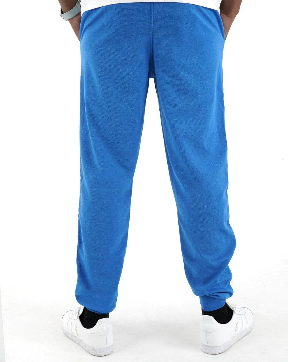 Sergio Tacchini 2 Stripe Track Pants Blue/Off White - Image 4