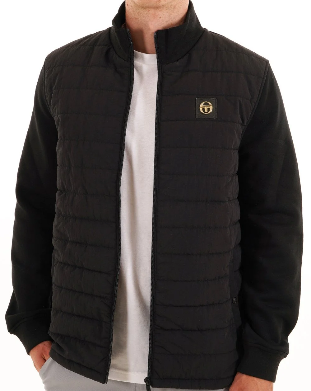 Sergio Tacchini Abri Hybrid Jacket Black - Image 2