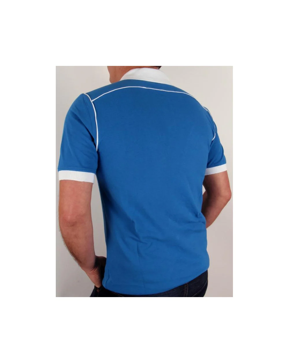 Sergio Tacchini Ace Polo Shirt Royal Blue - Image 2