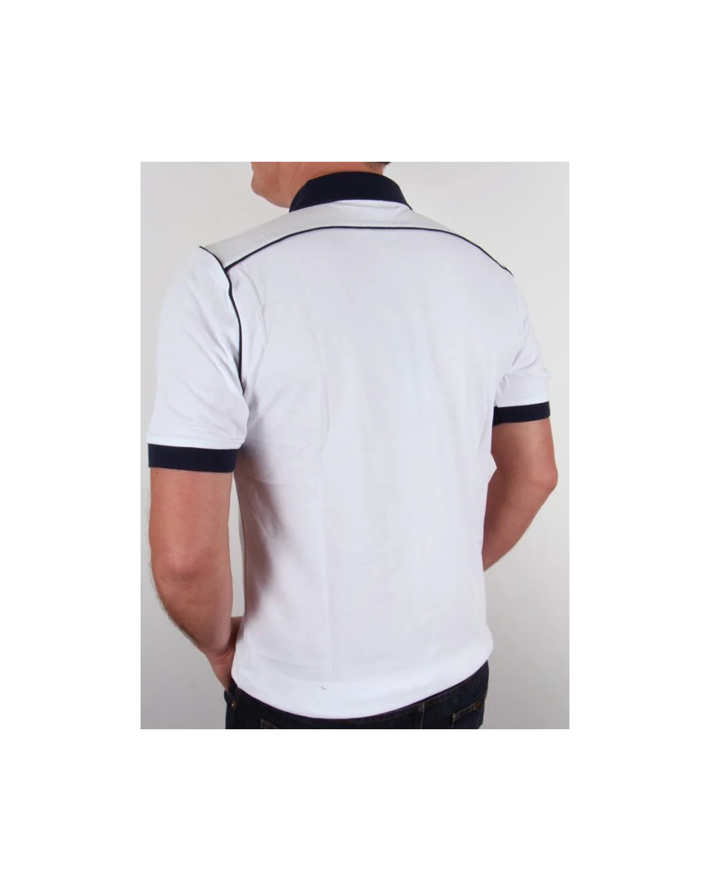 Sergio Tacchini Ace Polo Shirt White - Image 3