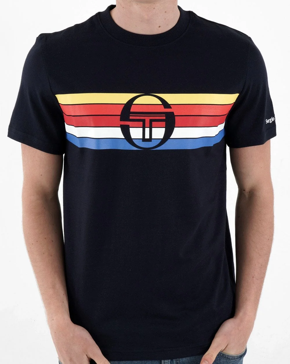 Sergio Tacchini Adamo T Shirt Navy