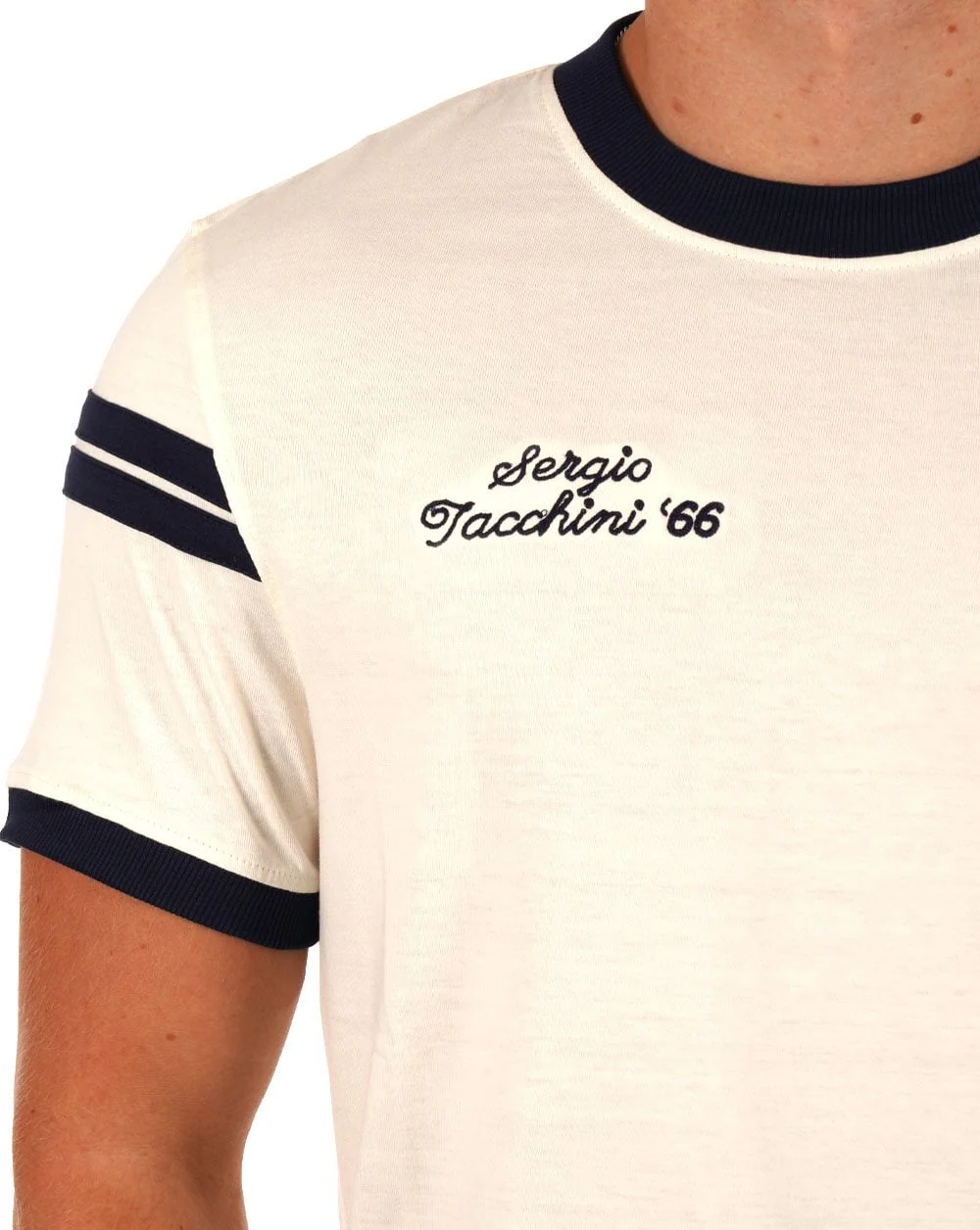 Sergio Tacchini Aless T Shirt Gardenia - Image 2