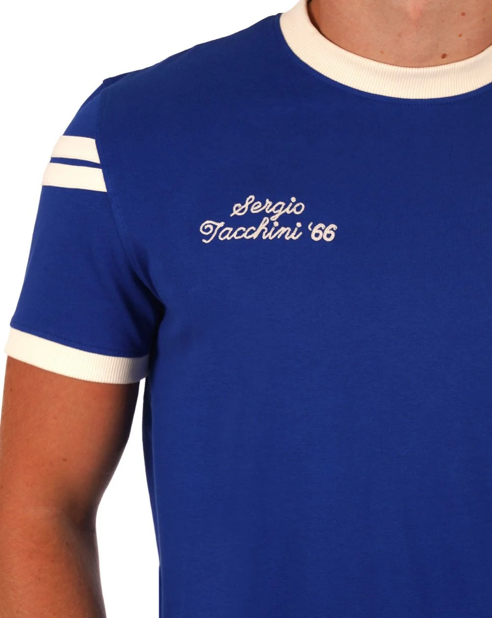 Sergio Tacchini Aless T Shirt Royal Blue - Image 2