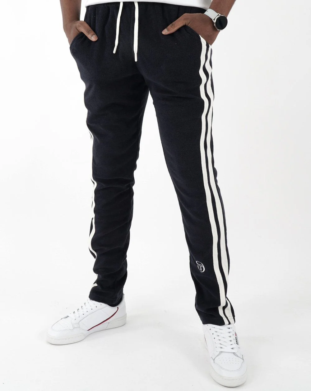 Sergio Tacchini Amancio Track Pants Navy/Off White - Image 3