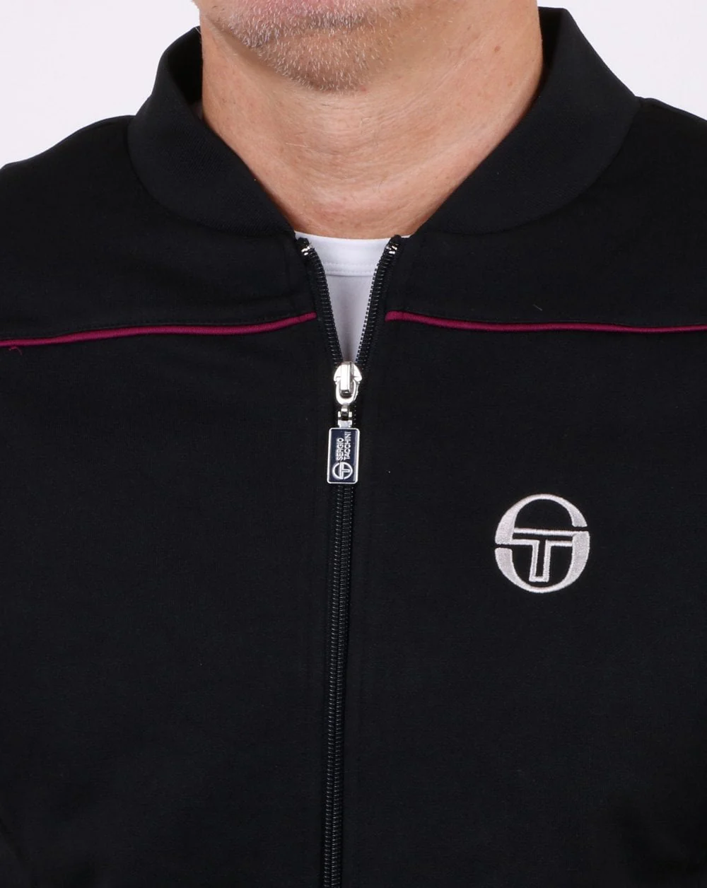 Sergio Tacchini Amiscora Track Top Black/Purple - Image 2