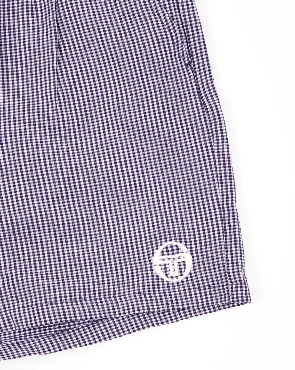 Sergio Tacchini Benvenuto Swim Shorts Navy Blue - Image 2