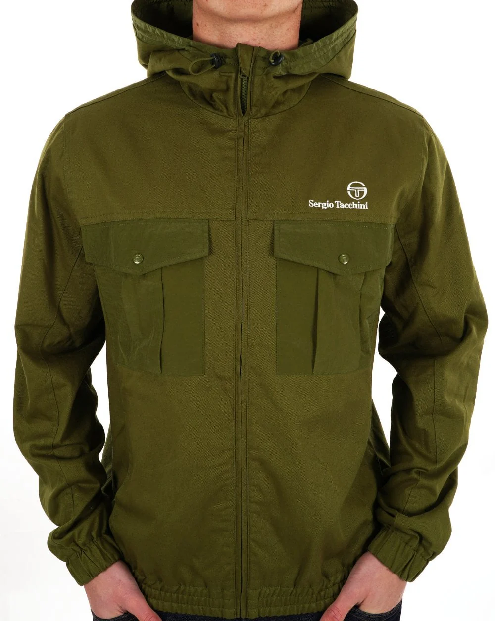 Sergio Tacchini Canvas Mix Jacket Khaki