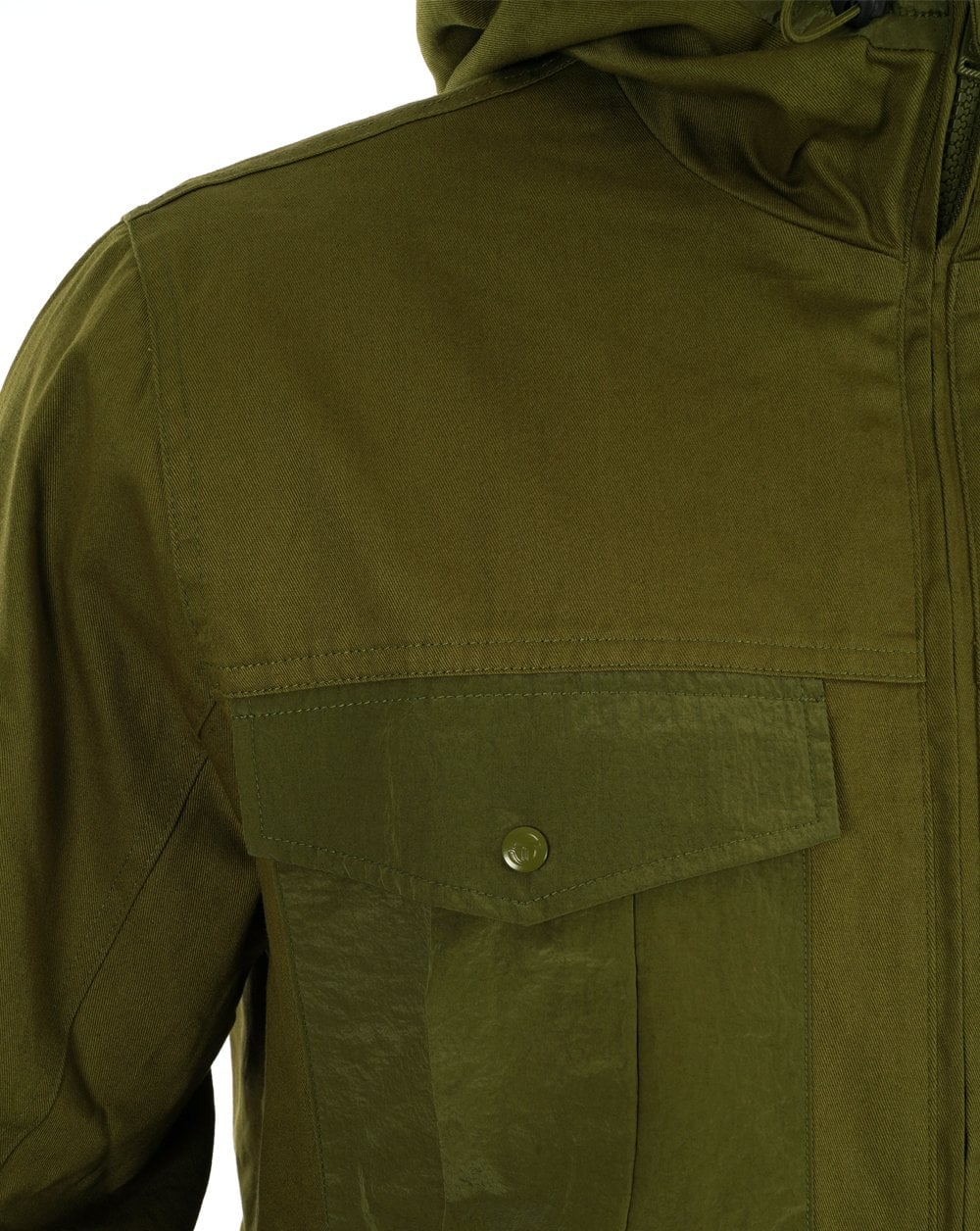 Sergio Tacchini Canvas Mix Jacket Khaki - Image 5
