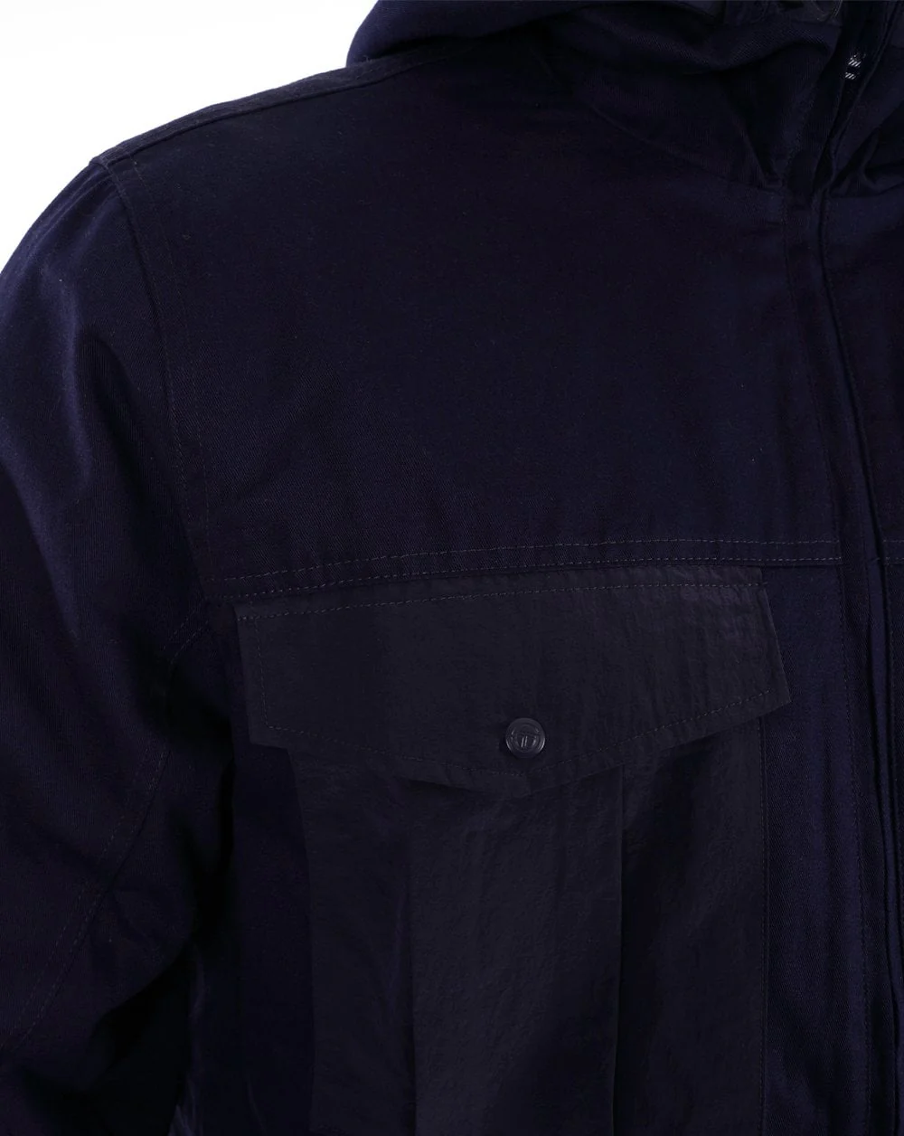 Sergio Tacchini Canvas Mix Jacket Navy - Image 3