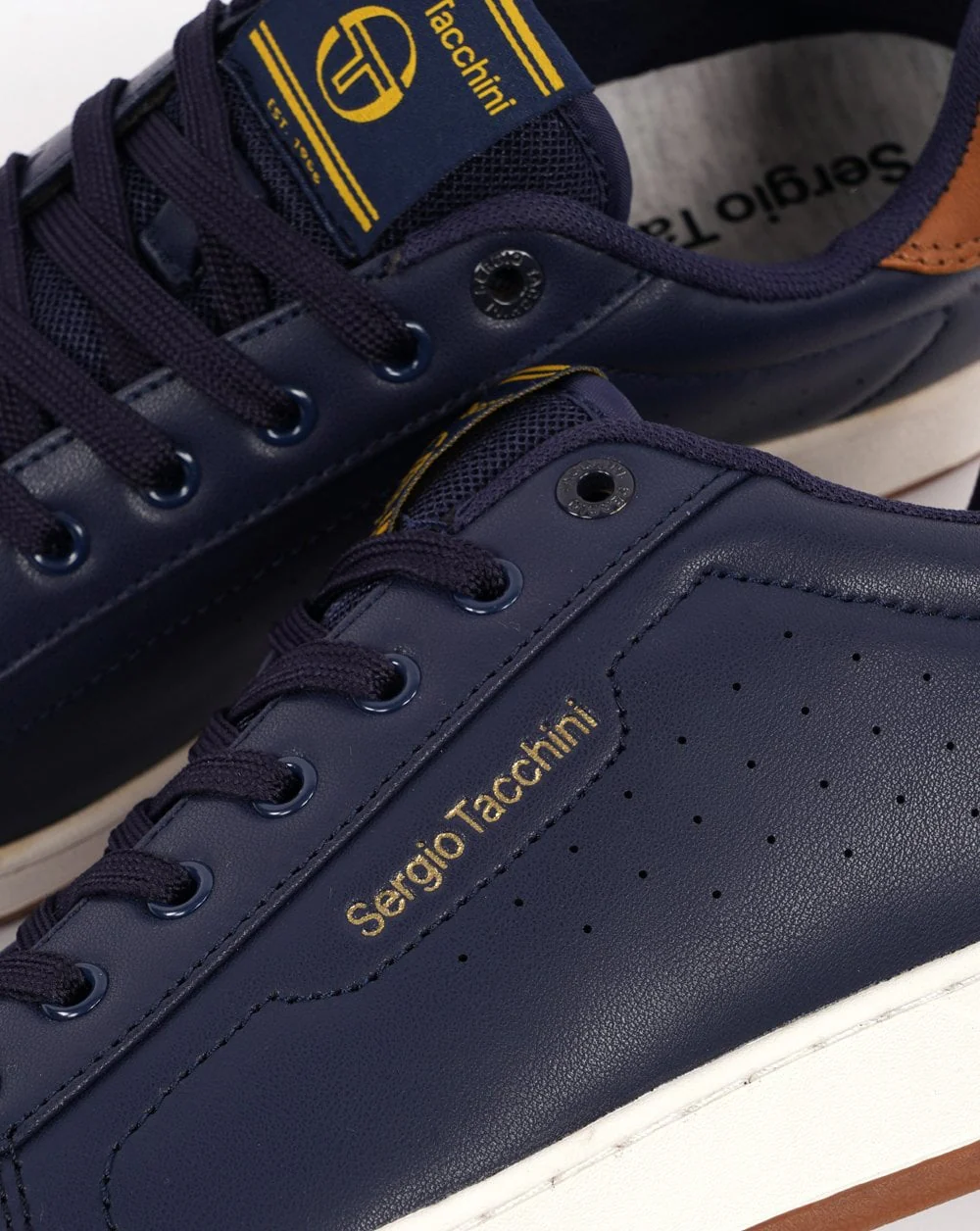 Sergio Tacchini Capri Trainers Navy - Image 3
