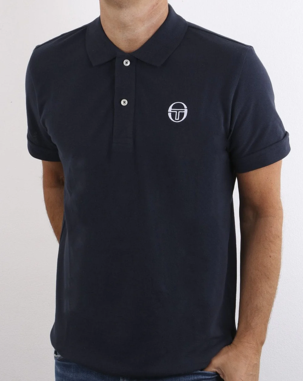 Sergio Tacchini Classic Polo Shirt Navy - Image 2