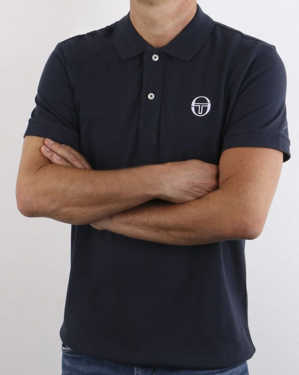 Sergio Tacchini Classic Polo Shirt Navy - Image 4