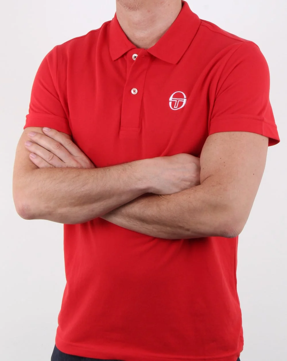Sergio Tacchini Classic Polo Shirt Red - Image 3