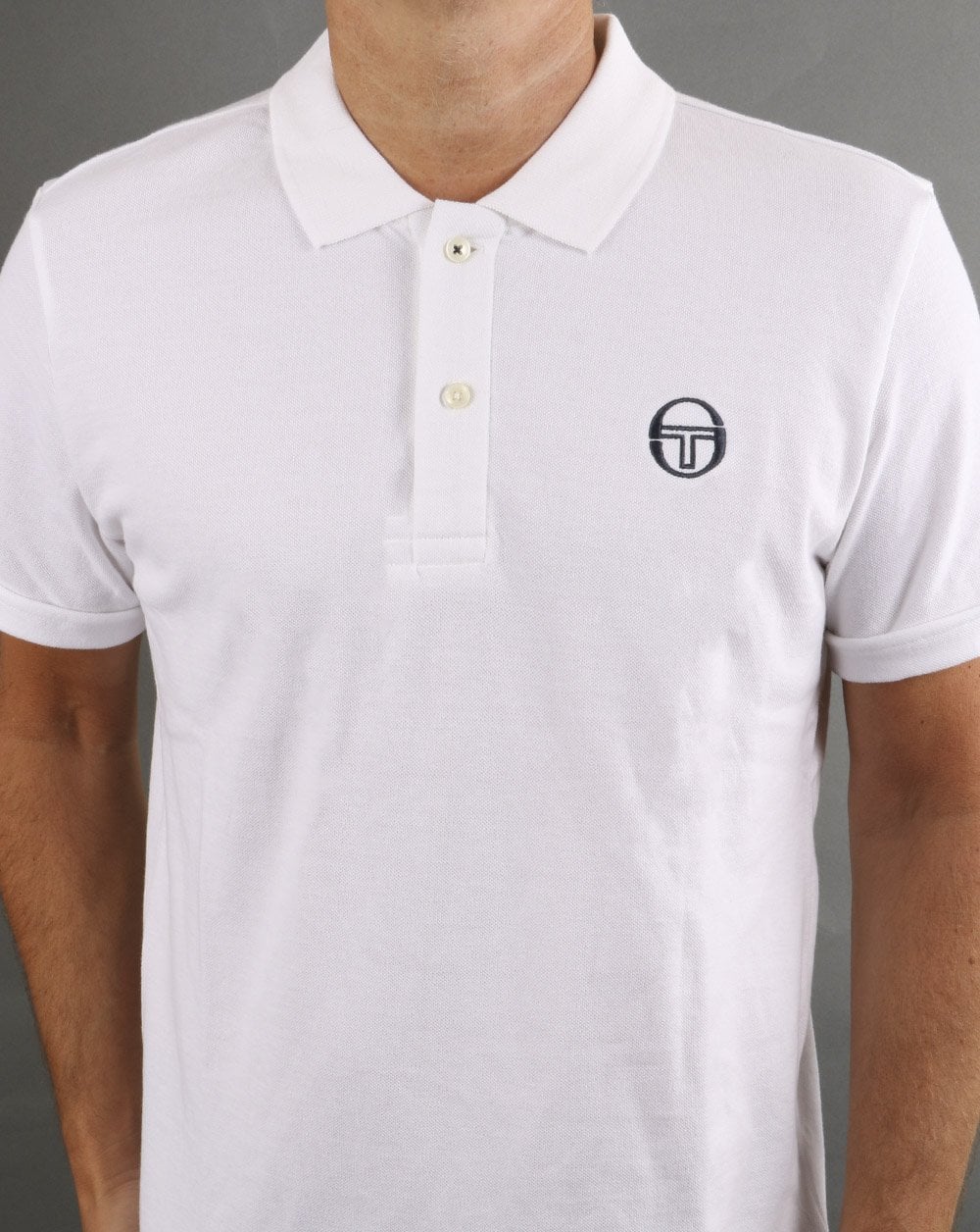 Sergio Tacchini Classic Polo Shirt White - Image 2
