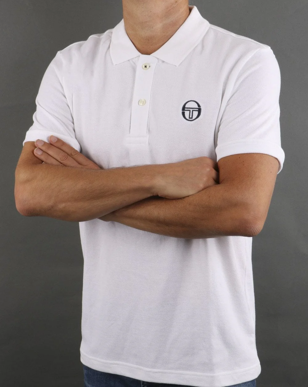 Sergio Tacchini Classic Polo Shirt White - Image 3