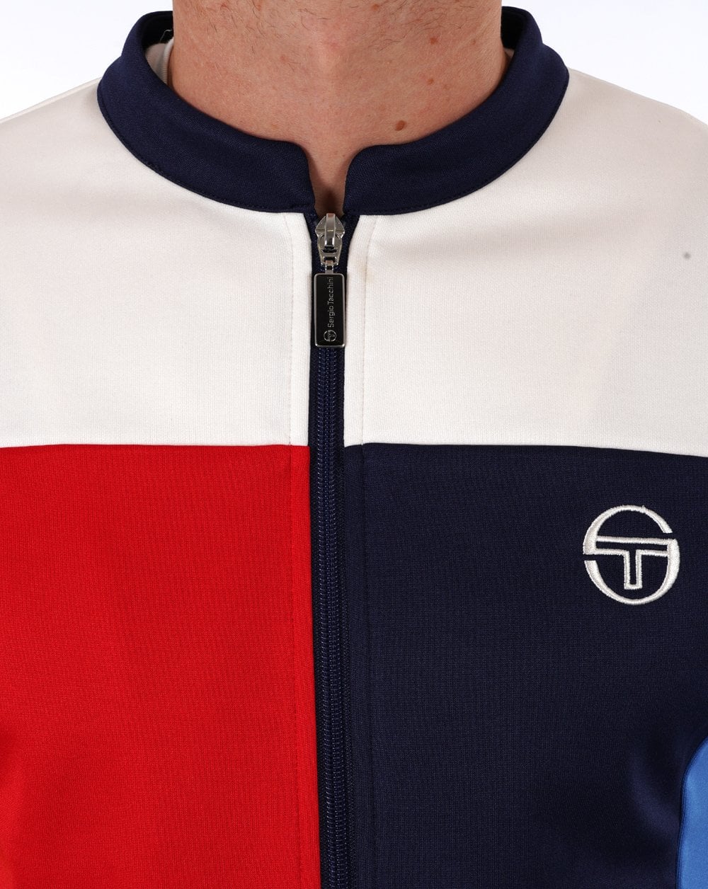 Sergio Tacchini Colour Block Track Top Gardenia/Multi - Image 4