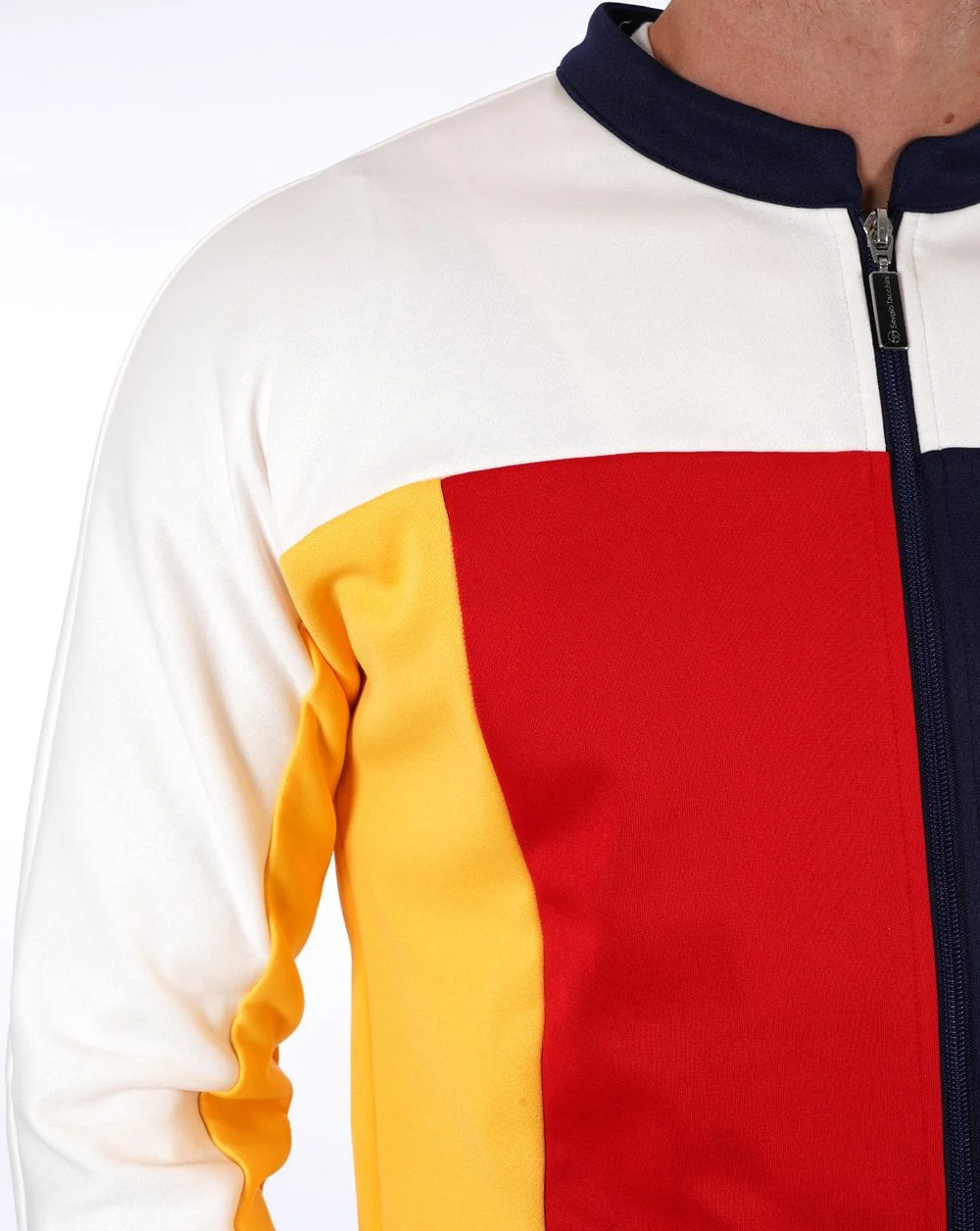 Sergio Tacchini Colour Block Track Top Gardenia/Multi - Image 6