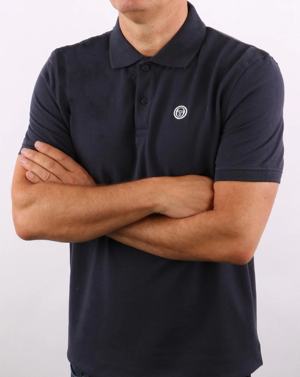 Sergio Tacchini Corso Polo Shirt Navy - Image 3