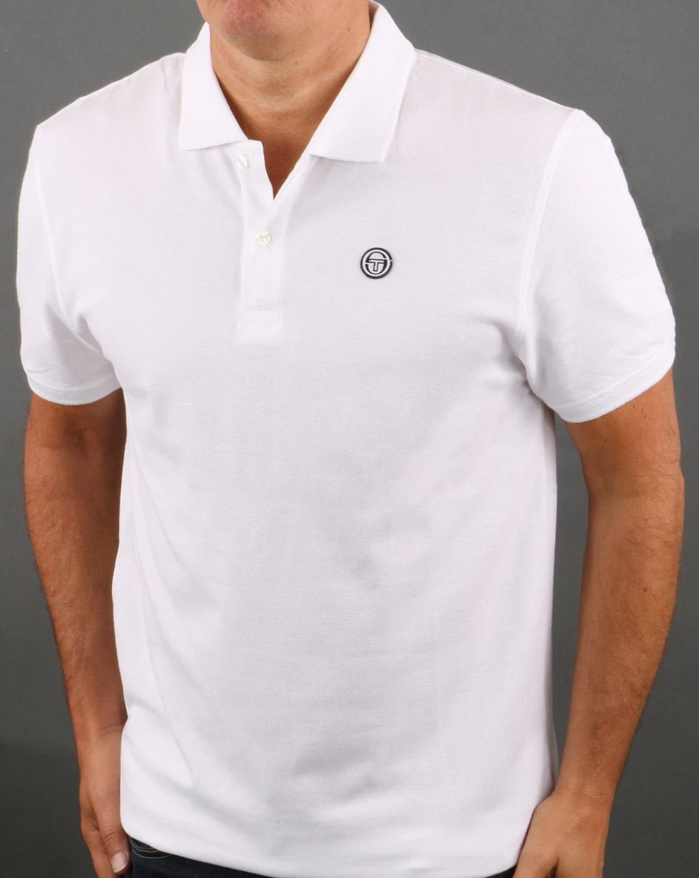 Sergio Tacchini Corso Polo Shirt White - Image 3