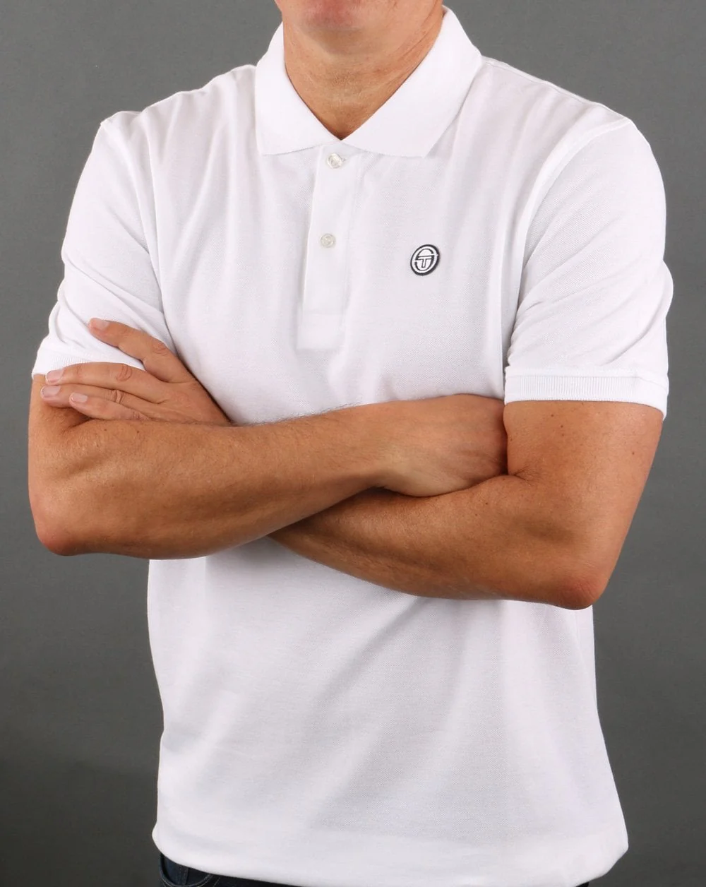 Sergio Tacchini Corso Polo Shirt White - Image 5
