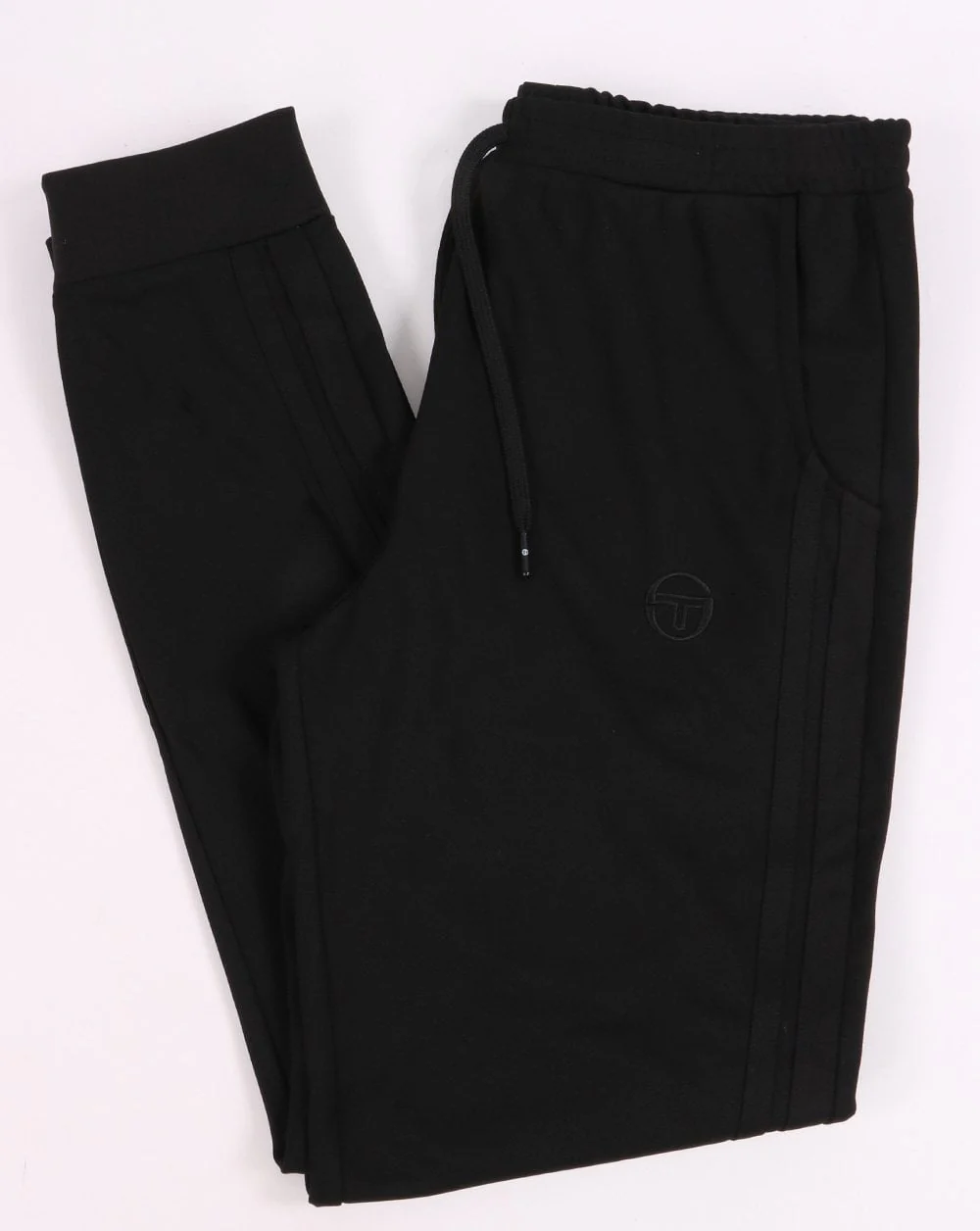 Sergio Tacchini Cuffed Track Pants Blackout - Image 3