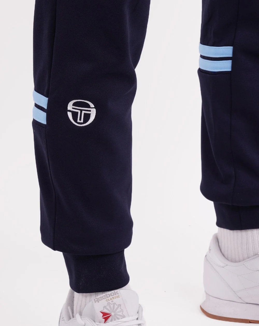 Sergio Tacchini Dallas Cuffed Track Pants Navy Blue/Sky - Image 2