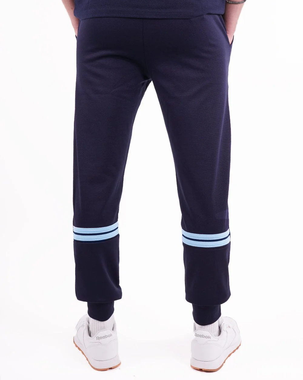 Sergio Tacchini Dallas Cuffed Track Pants Navy Blue/Sky - Image 3