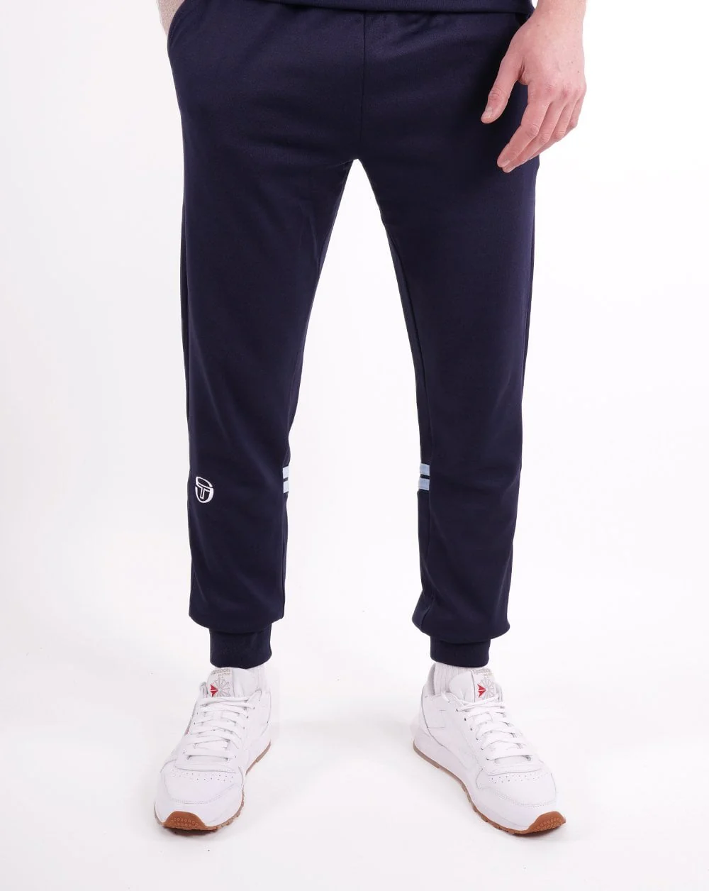 Sergio Tacchini Dallas Cuffed Track Pants Navy Blue/Sky - Image 4