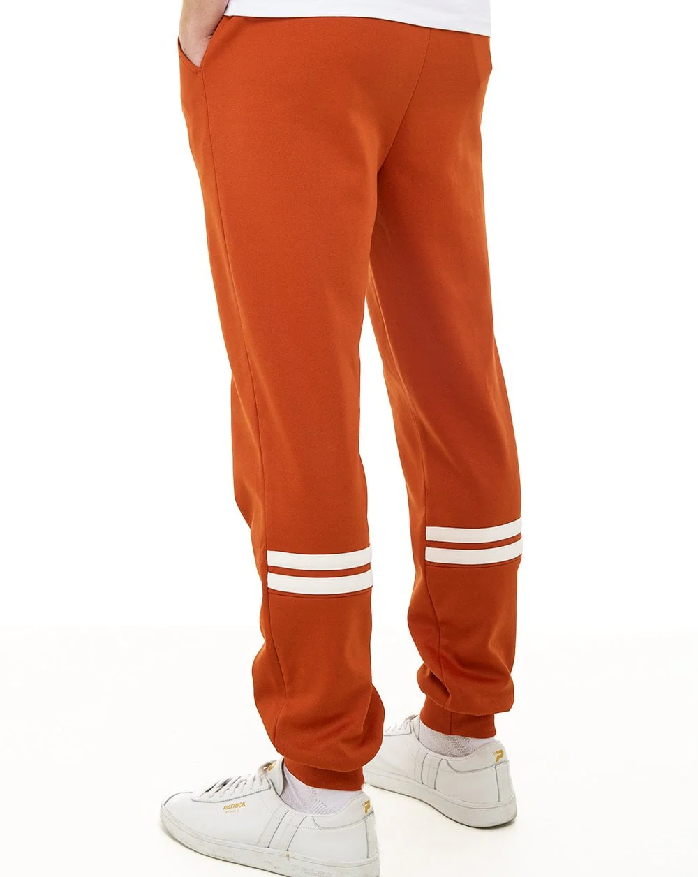 Sergio Tacchini Dallas Cuffed Track Pants Burnt Orange - Image 3