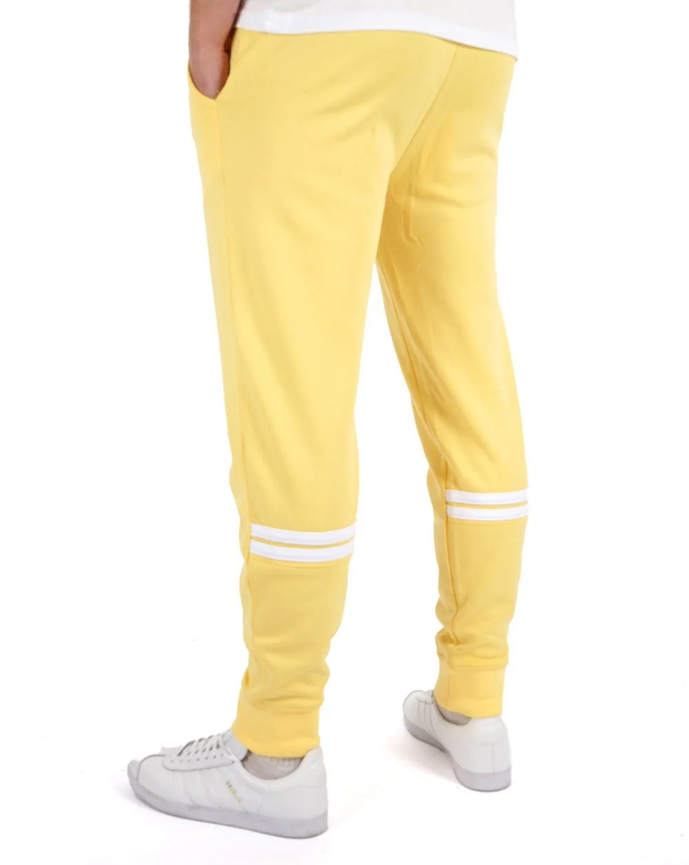 Sergio Tacchini Dallas Cuffed Track Pants Yellow - Image 2