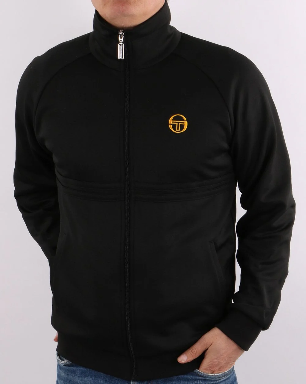 Sergio Tacchini Dallas Track Top Black/Gold - Image 2