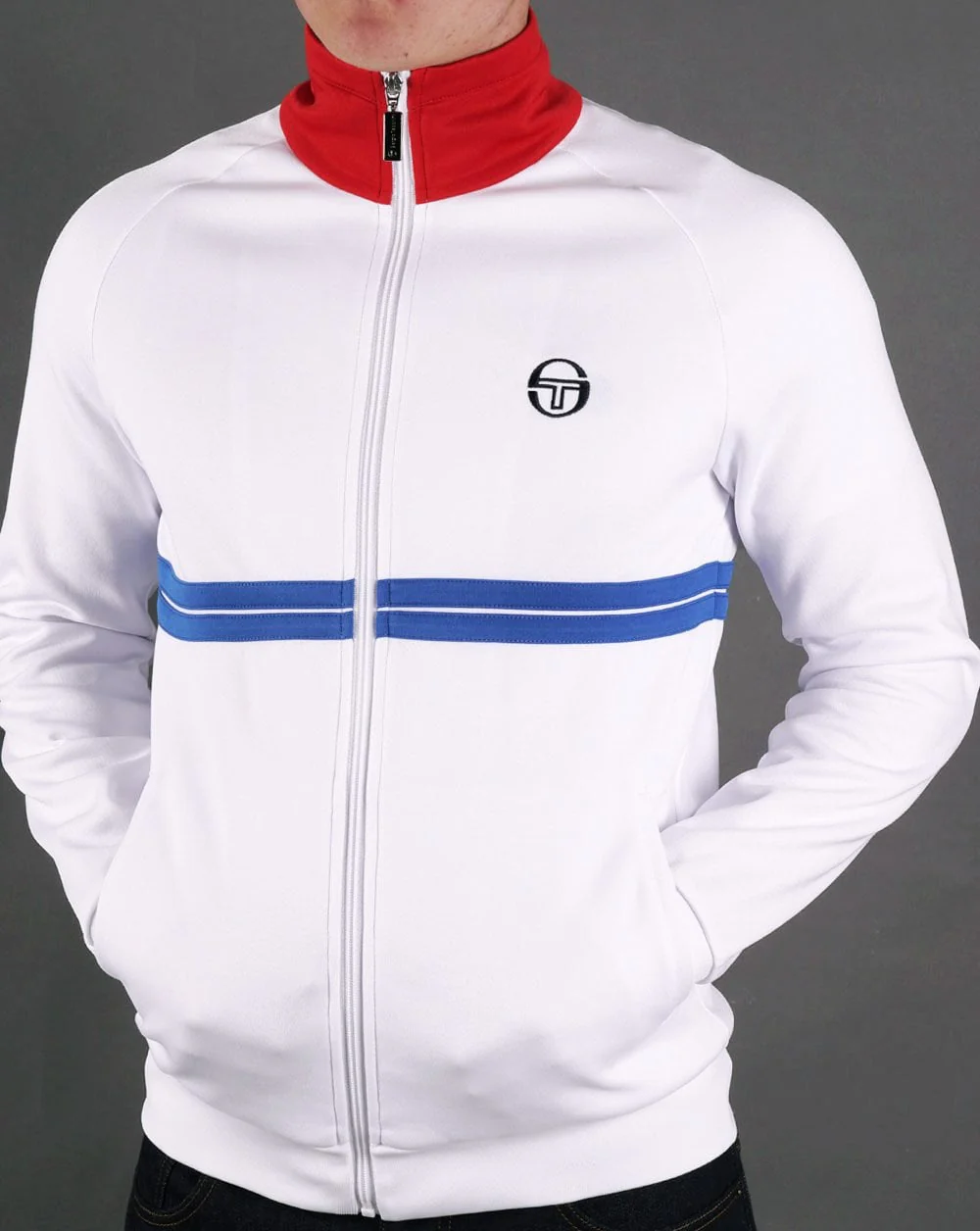 Sergio Tacchini Dallas Track Top White - Image 3