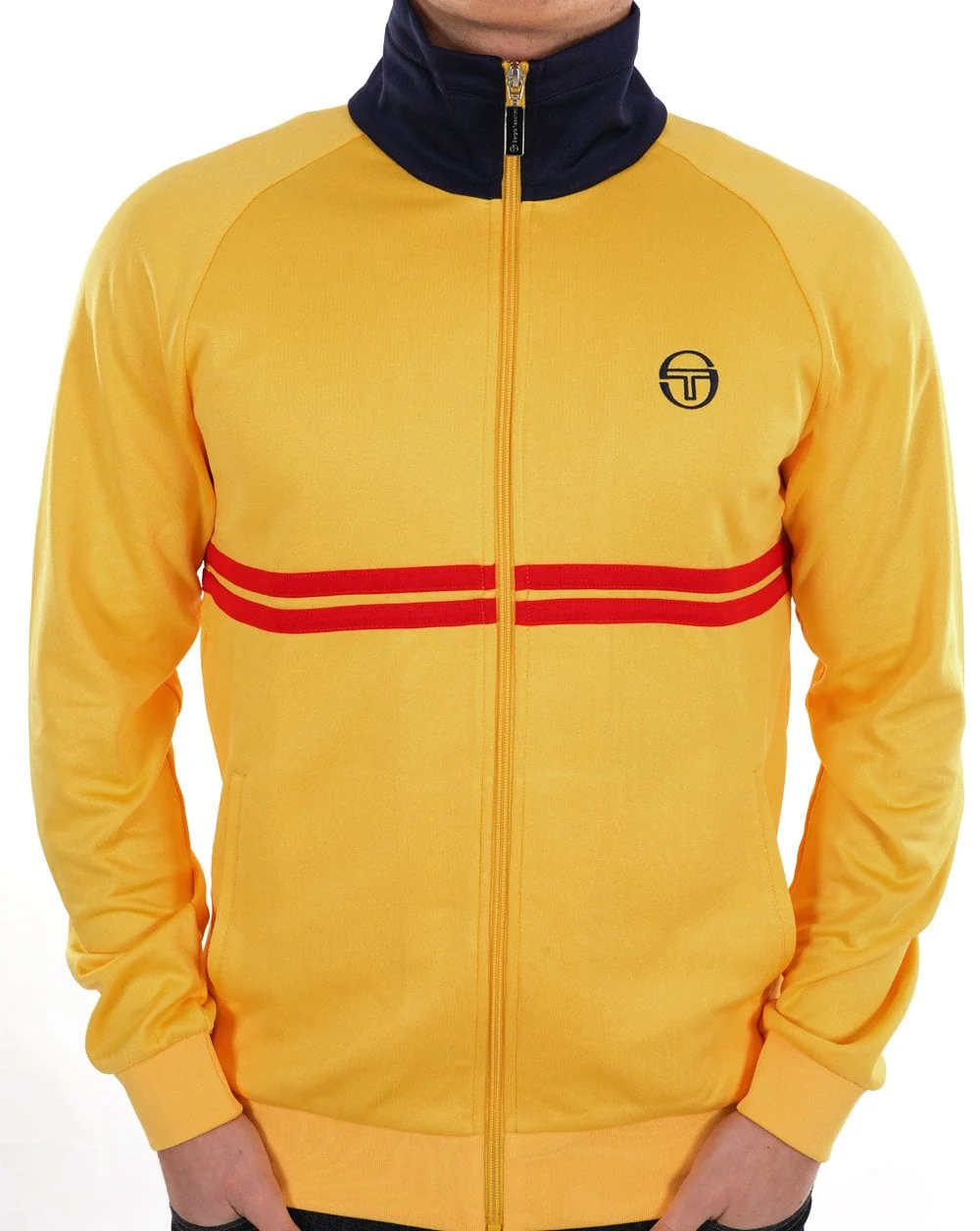 Sergio Tacchini Dallas Track Top Yellow Navy