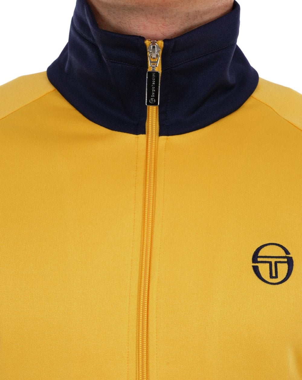 Sergio Tacchini Dallas Track Top Yellow Navy - Image 2