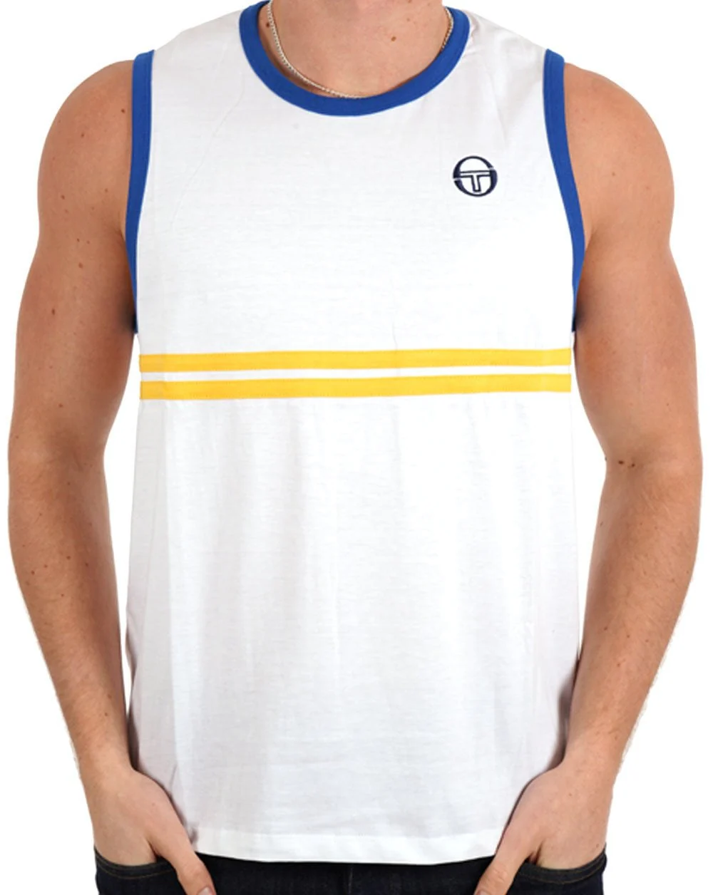 Sergio Tacchini Dallas Vest White
