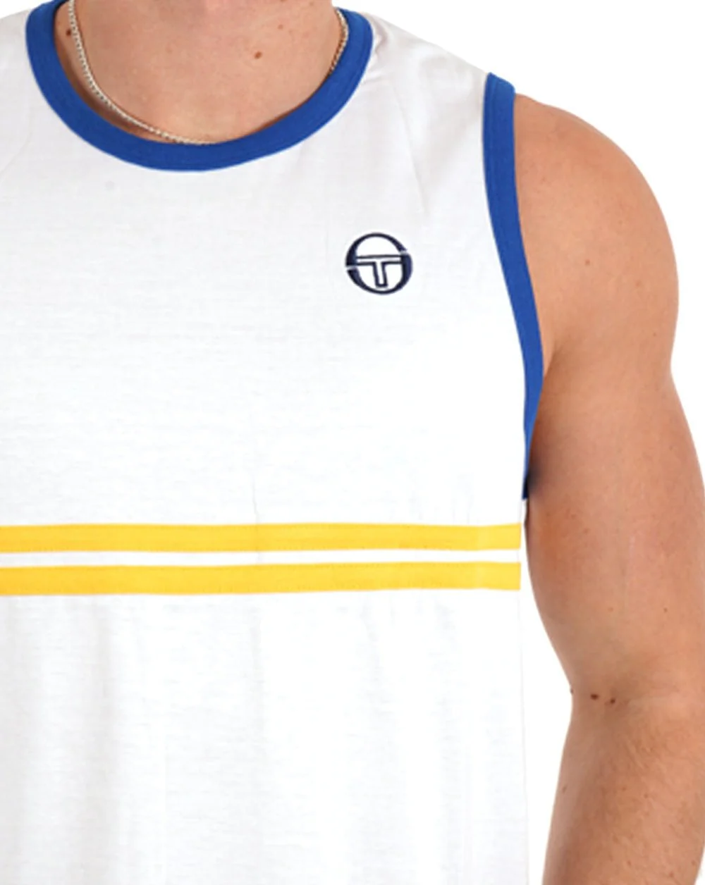 Sergio Tacchini Dallas Vest White - Image 2