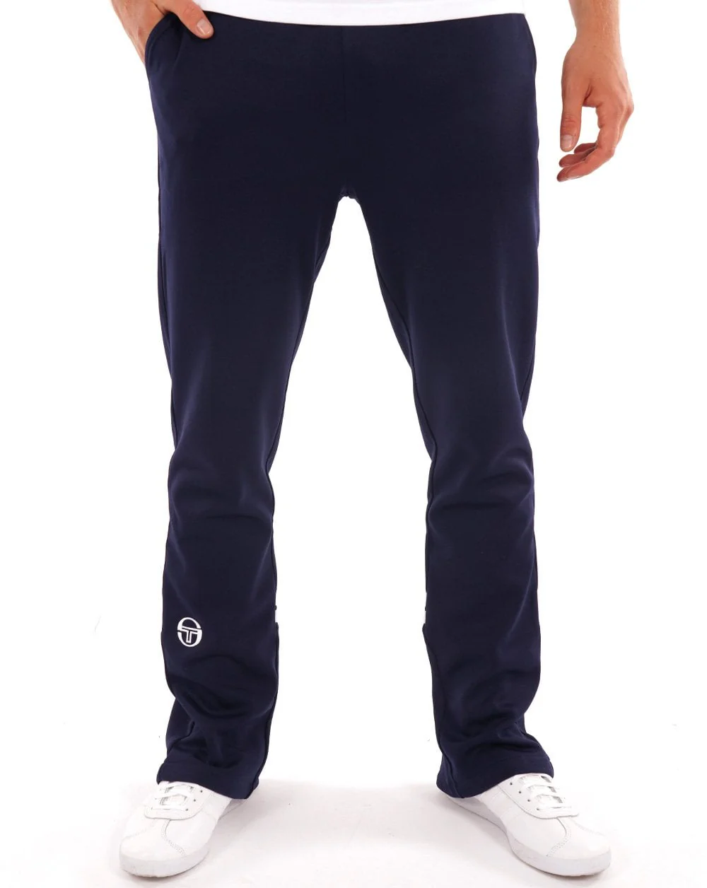 Sergio Tacchini Dallas Zip Track Pants Navy/White - Image 4