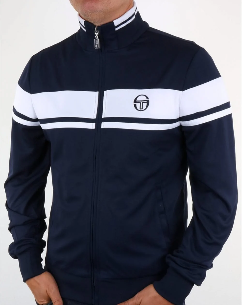 Sergio Tacchini Damarindo Track Top Navy/White