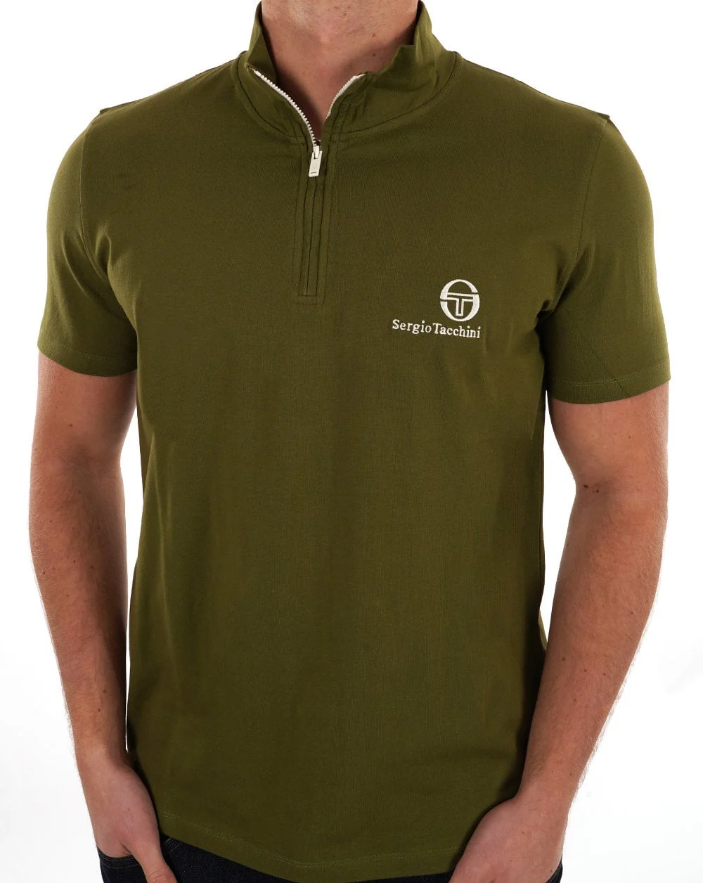 Sergio Tacchini Daytone 1/4 Zip Top Khaki