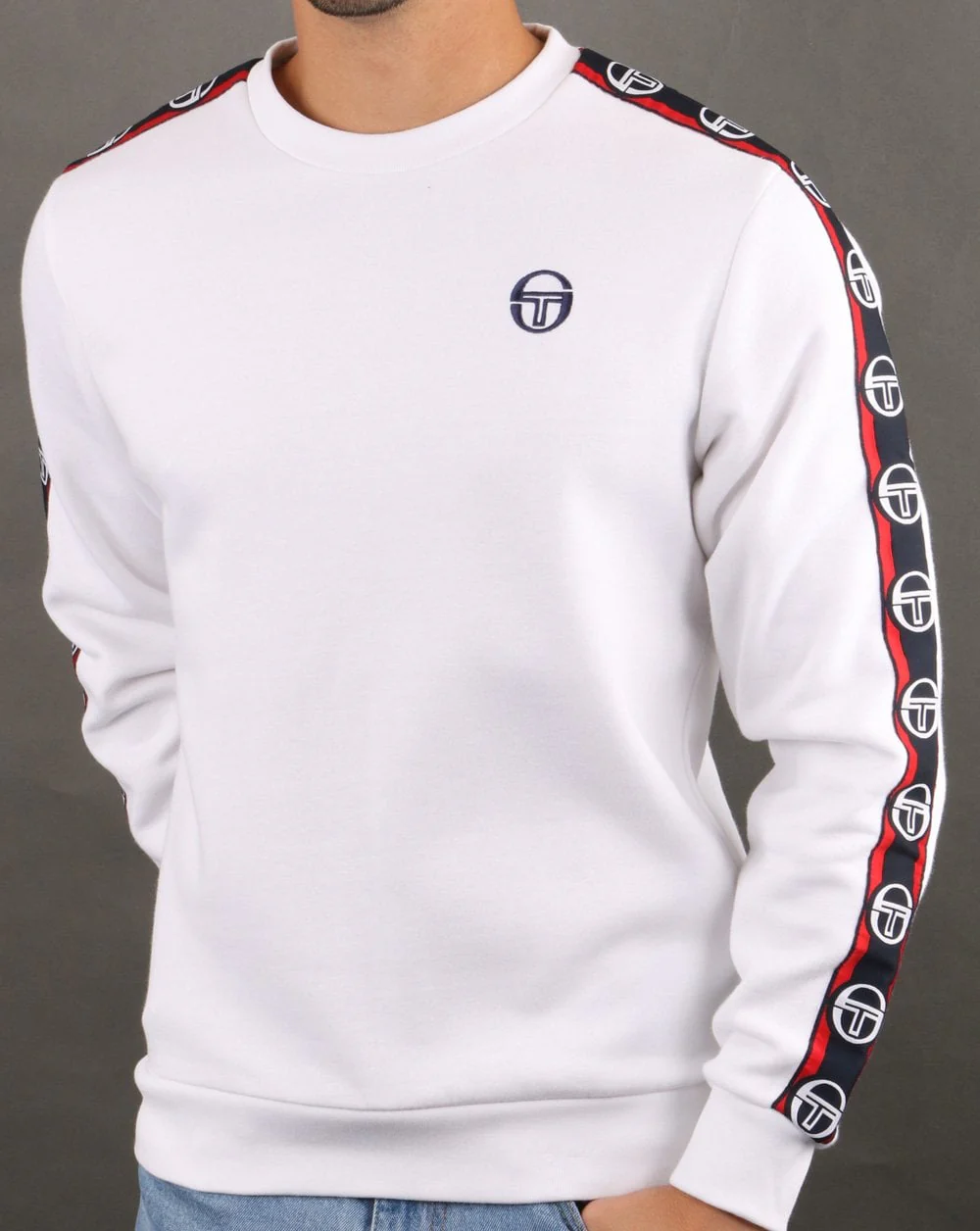 Sergio Tacchini Delaco Sweatshirt White/navy - Image 2