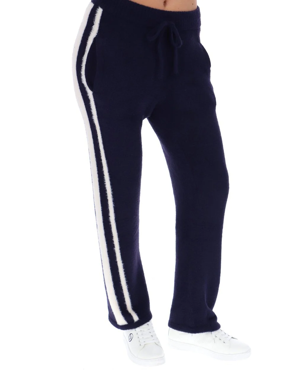 Sergio Tacchini Donatella Track Pants Navy Blue/Gardenia - Image 3