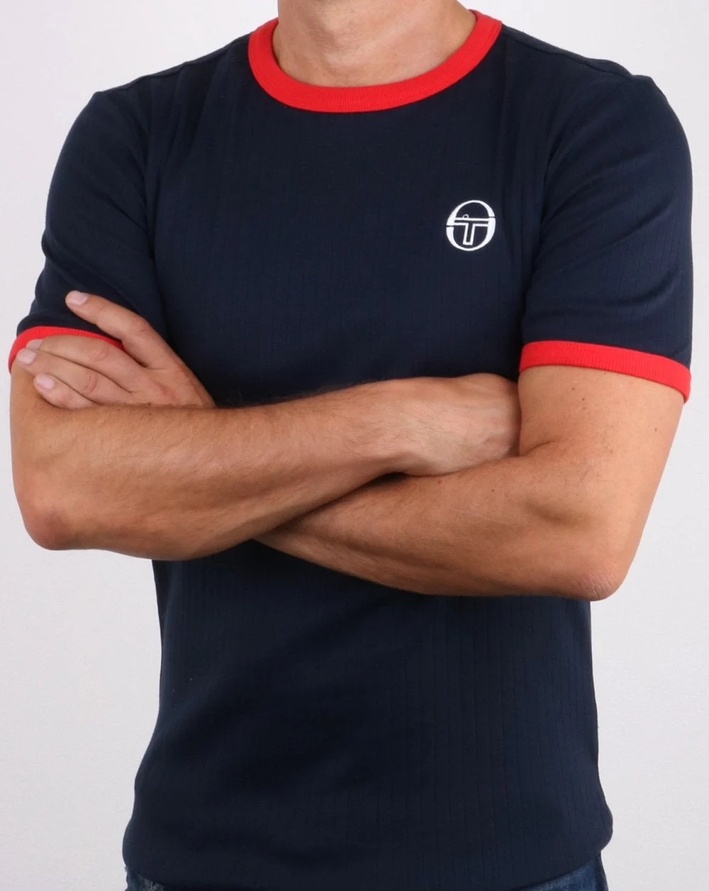 Sergio Tacchini Drop T-shirt Navy/red