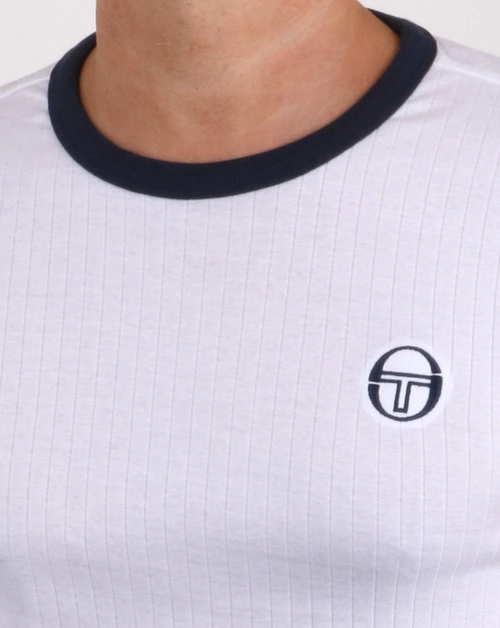 Sergio Tacchini Drop T-shirt White/navy - Image 2