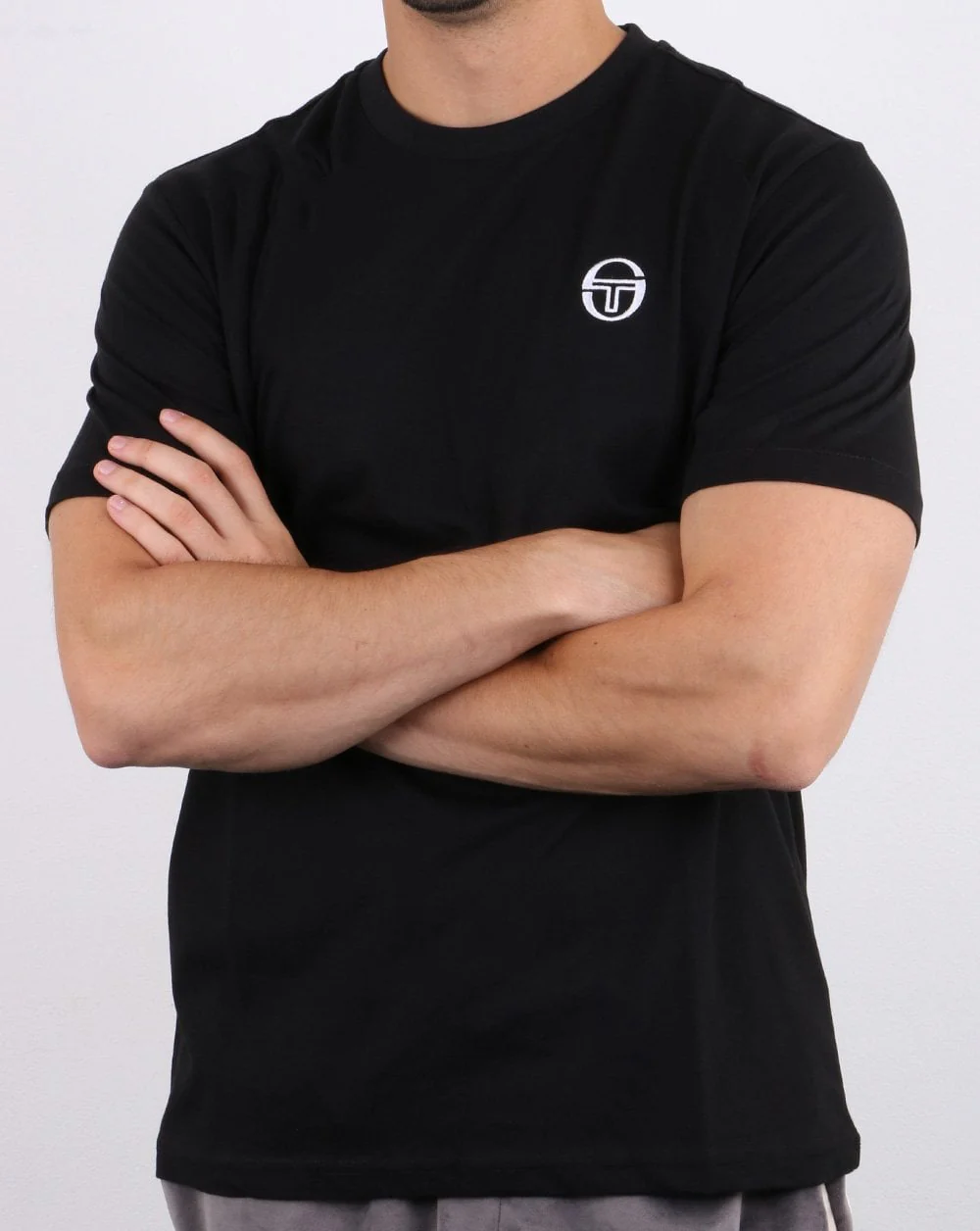 Sergio Tacchini Essentials T Shirt Black - Image 2