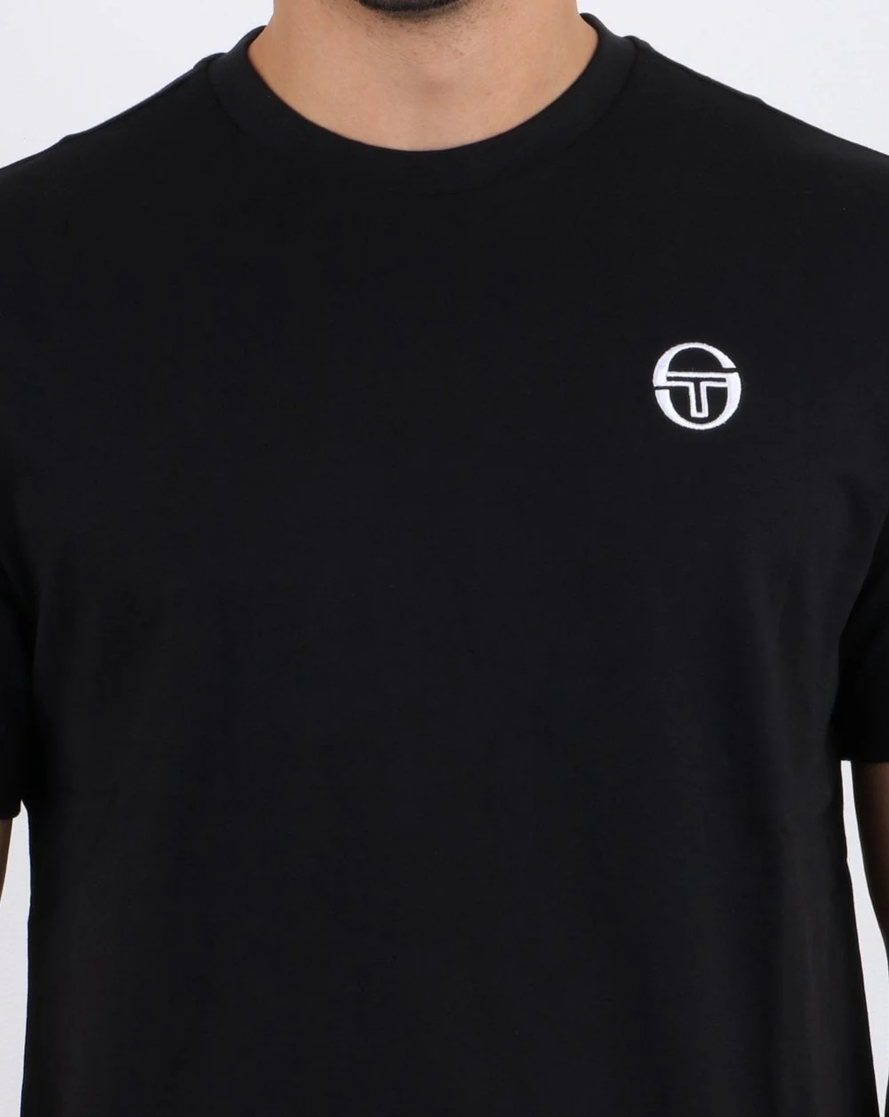 Sergio Tacchini Essentials T Shirt Black - Image 4