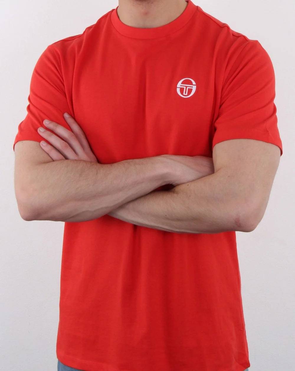 Sergio Tacchini Essentials T Shirt Vintage Red - Image 3