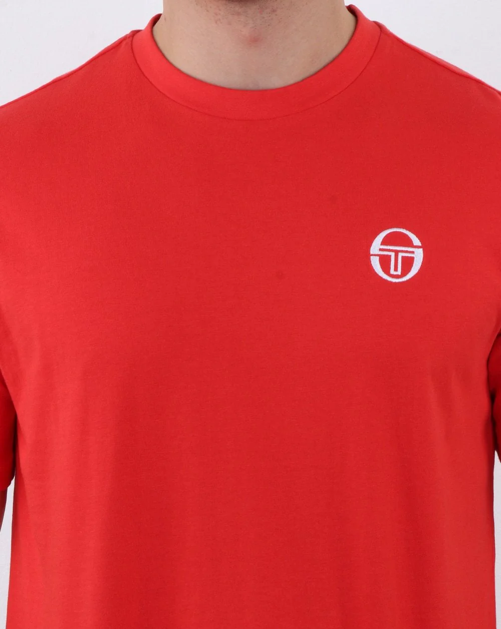 Sergio Tacchini Essentials T Shirt Vintage Red - Image 4