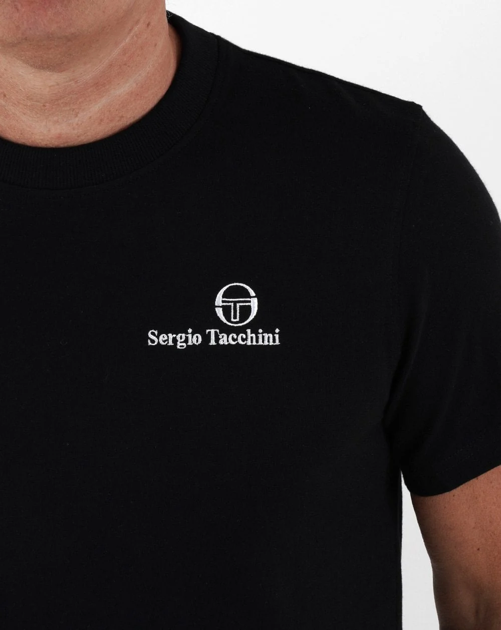 Sergio Tacchini Felton T Shirt Black - Image 2