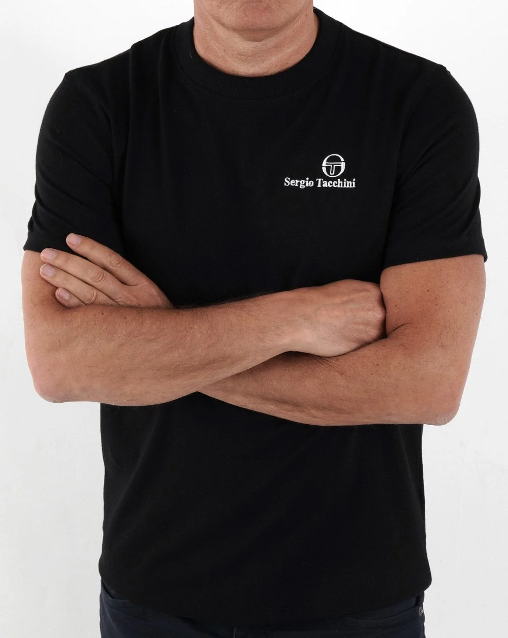 Sergio Tacchini Felton T Shirt Black - Image 3